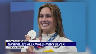 Nashville swimmer Alex Walsh wins silver medal in Tokyo