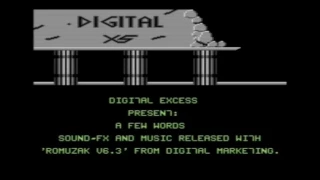 Digital Excess - A Few Words Demo (c64)