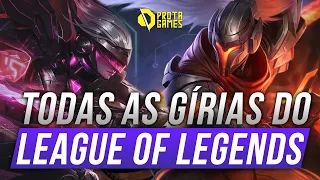 TERMOS UTILIZADOS NO LEAGUE OF LEGENDS: DICIONÁRIO DAS GÍRIAS