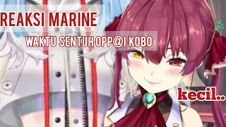 Reaksi Marine Senchou waktu Sentuh Opp@i Kobo IRL [Hololive Clips]