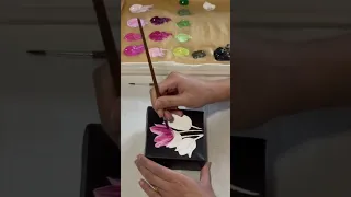 Enjoy the process of creation!! #acrylicpainting #flowerillustration #flowerpainting #timelapse