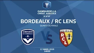 Coupe Gambardella-CA I Quarts de finale - Bordeaux / Lens