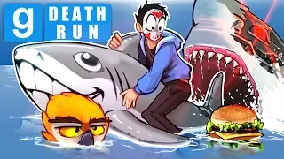 Gmod Ep. 79 DEATH RUN! - SUMMER SHARK WEEK EDITION! (Garry's Mod Funny Moments)