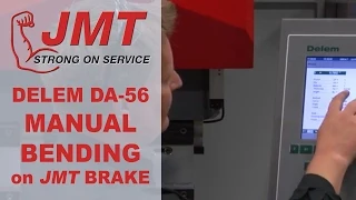 Press Brake | Delem DA-56 Manual Bending Demo on a 12' JMT