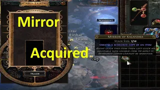 Path of Exile 3.18 - How to get a Mirror of Kalandra in 1 minute