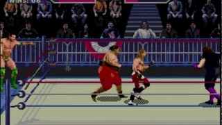 WWF WrestleMania: The Arcade Game. SEGA Genesis. Playthrough
