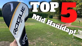 TOP 5 DRIVERS for MID HANDICAP GOLFERS!! (Part 1)