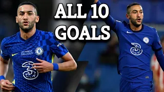 Hakim Ziyech All 10 Goals For Chelsea