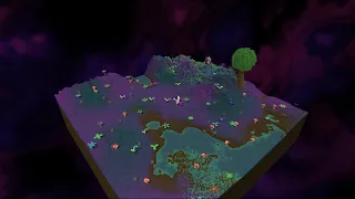 Shooting Laser Spirals - Voxel Engine