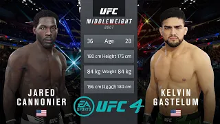 UFC On ESPN 29 - Jared Cannonier Vs Kelvin Gastelum - UFC 4