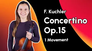 Küchler Concertino Op. 15 Movement 1 Violin Tutorial