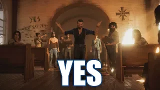 Far Cry 5 - Saying Yes VS. Not saying Yes to John Seed cutscene outcome