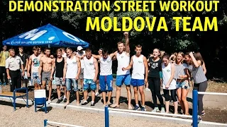 DEMONSTRATION STREET WORKOUT MOLDOVA TEAM