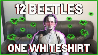 12 Beetles VS 1 Whiteshirt - Like Moths to the flame