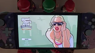 Grand Theft Auto San Andreas Nintendo Switch OLED