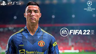 FIFA 22 - Bayern Munich vs. Man United - UEFA Champions League Final Match PS5 Gameplay | 4K