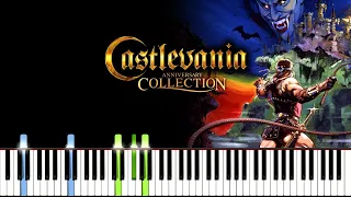 BLOODY TEARS - CASTLEVANIA | Piano Tutorial | Synthesia | How to play