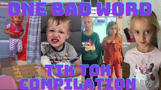 🤣One Bad Word Challenge🤣 //TikTok Compilations 2023 #tiktok #trynottolaugh #funny #cute #compilation