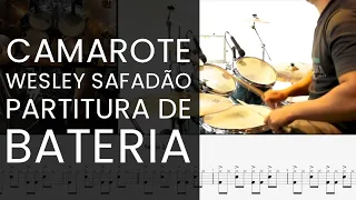CAMAROTE - WESLEY SAFADÃO | DRUM COVER - COMO TOCAR PARTITURA DE MÚSICA DE BATERIA