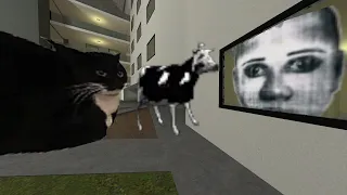 Maxwell Cat, Selene Delgado and Polish Cow nextbot chase 2nd try Gmod