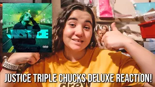 JUSTICE TRIPLE CHUCKS DELUXE ALBUM REACTION VIDEO!! | Hannah Rebekah