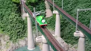 Percy's Big Adventure in N-scale Japan!Thomas and Friends!