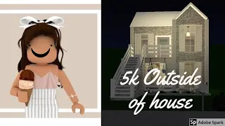 5K Tiny Cozy 2 Floor Home ~outside~bloxburg