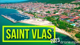 How was SUMMER 2023 in Bulgaria? [ Sveti Vlas / Sunny Beach ] Colorful Drone Video 4K FullHD