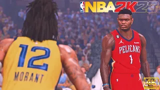 Ja Morant vs. Zion Williamson! | MVP Duel | Pelicans vs. Grizzlies NBA 2K23