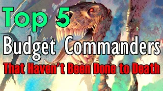Top 5 Budget Commanders (That Haven't Been Done to Death) Mtg