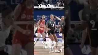 YingYing Li Great Block #volleyball