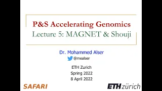 Accelerating Genomics Course - Meeting 5: MAGNET & Shouji (Spring 2022)