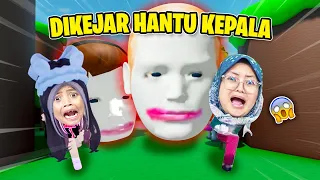 LEIKA DAN BUNDA DIKEJAR KEPALA BOTAK 😱👶 ESCAPE RUNNING HEAD ROBLOX [ROBLOX INDONESIA]