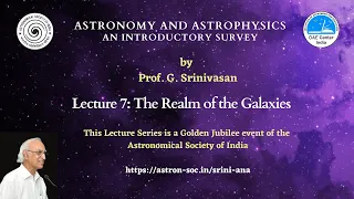 Lecture 7 - The Realm of the Galaxies