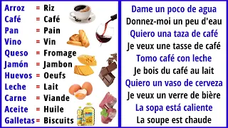 Les Aliments en Espagnol - La nourriture (Vocabulaire de base)  Leçon d’Espagnol