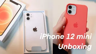 iPhone 12 mini Unboxing | 아이폰12 미니 개봉기 | with MagSafe Silicone Case | 맥세이프 실리콘 케이스 | 초기 버그 업데이트