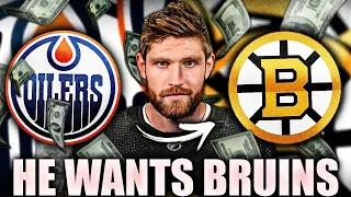 HUGE REPORT: LEON DRAISAITL WANTS TO SIGN W/ THE BOSTON BRUINS (Edmonton Oilers Rumours)