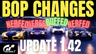 GT7 BoP Changes! New Meta? Update 1.42 Gran Turismo 7