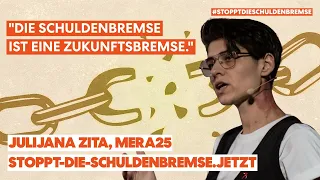 Julijana Zita: Stoppt die Schuldenbremse, denn sie ist eine Zukunftsbremse!