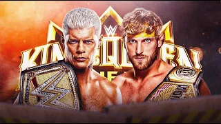 Cody Rhodes vs Logan Paul WWE Undisputed Universal Championship King & Queen of the Ring -Full Match