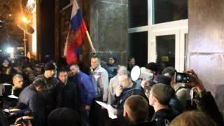 Севастопольский голова, 25.02.2014 А.Чалый сделал обьявление для горожан.