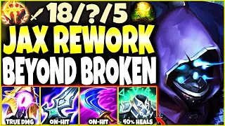 This New Season 13 JAX REWORK On-Hit Build Guide is BEYOND BROKEN 🔥 LoL Meta Top Jax s13 Gameplay