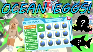 Ich ÖFFNE 10 OCEAN EGGS in Adopt Me! + Verlosung (Deutsch) | RobloxLara