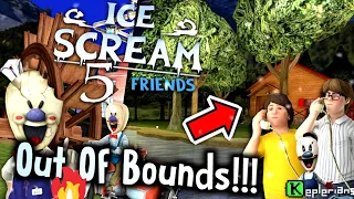 Ice Scream 5 FRIENDS - Out Of BOUNDS! | Ice Scream 5 No Clip | Out Of Bounds In Ice Scream 5