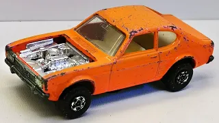 Matchbox restoration Ford Capri No 54. Diecast model