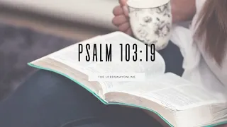 PSALMS 103:19 || MEMORY VERSE JAR