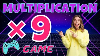 9X MULTIPLICATION GAME! BRAIN BREAK EXERCISE, MOVEMENT ACTIVITY. MATH GAME. TIMES TABLES for kids