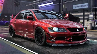 Need for Speed Heat Gameplay - MITSUBISHI LANCER EVOLUTION IX Customization | Max Build