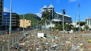 Port Louis devastated after Belal Cyclone | Le Caudan waterfront 🇲🇺