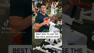 How to PROPERLY Use The Chest Supported Seated Row Machine with Good Form (Exercise Demonstration)